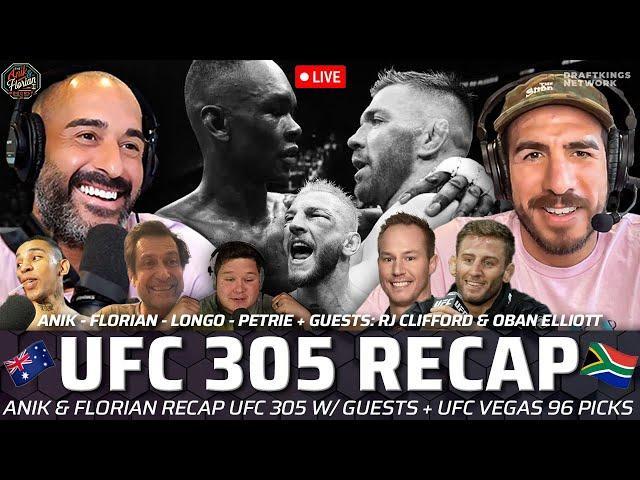  UFC 305 Recap with RJ Clifford, Oban Elliott & Ray Longo + UFC Vegas 96 Breakdown | A&F.506