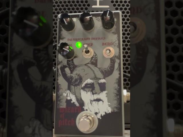 Dwarfcraft Devices Wizard of Pitch pedal+Schecter Hellraiser C-VI baritone guitar trippy sounds