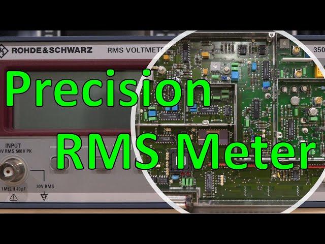 TNP #43 - Rohde & Schwarz URE2 DC - 25MHz 300V RMS Voltmeter Teardown, Repair & Experiments