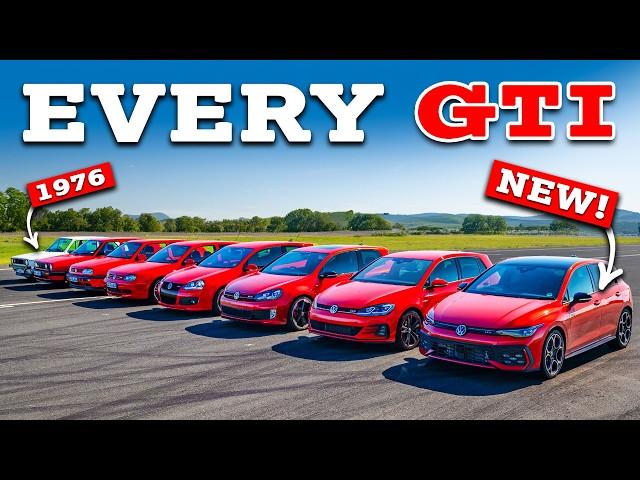 VW Golf GTI Generations DRAG RACE