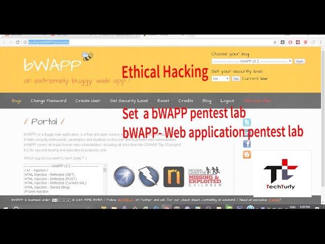 How to install bwapp on windows | pentest lab | learn hacking | techturfy