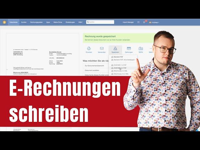 So schreibst du einfach E-Rechnungen mit LEXoffice, DATEV Auftragswesen next und easybill