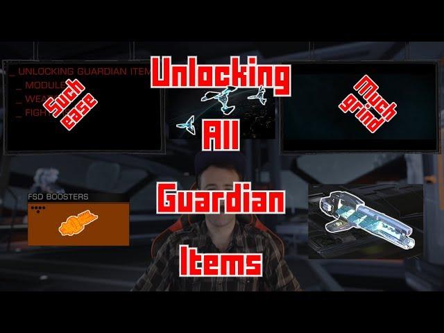 Unlocking all Guardian Items Easily in Elite: Dangerous!