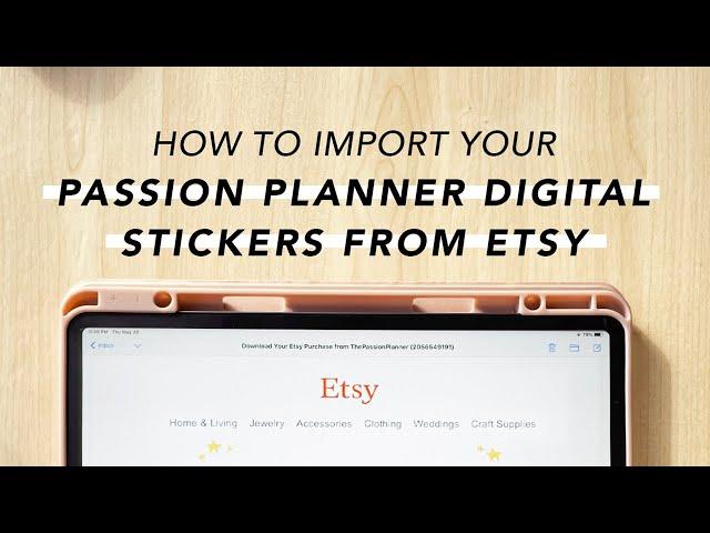 Our Passion Planner Digital stickers are now up on Etsy!