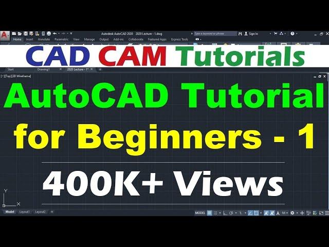 AutoCAD Tutorial for Beginners - 1