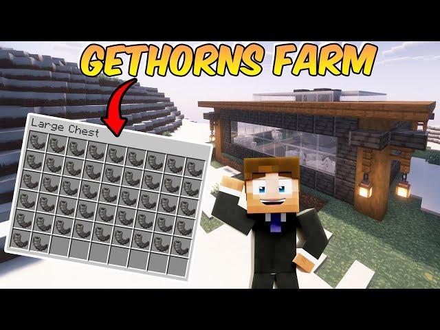 GÖR EN BRA OCH SMIDIG GETHORNSFARM I MINECRAFT - BEDROCK SMP LETS PLAY - S8E65