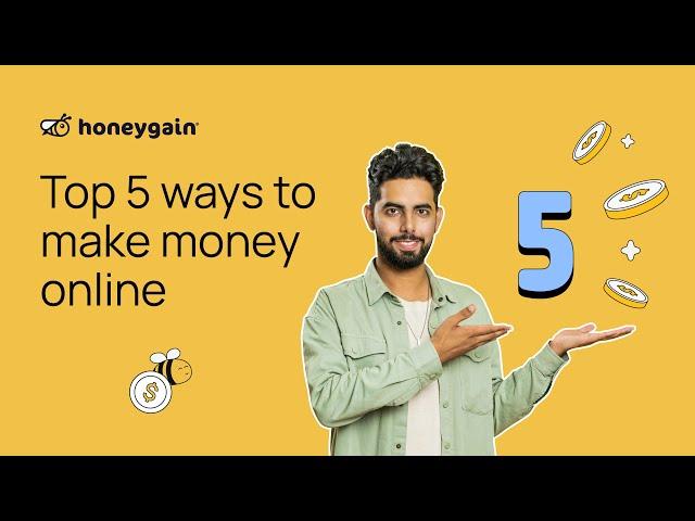 TOP 5 ways to make money online | Honeygain