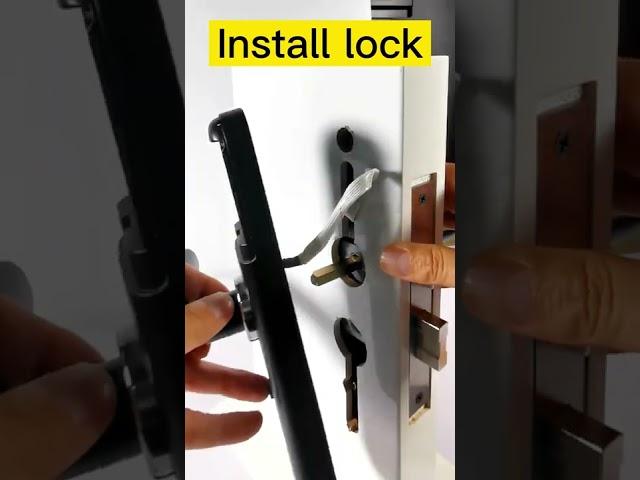 TM-B1 Tuya WIFI Fingerprint Smart Lock Install  video