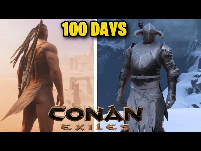 I Played 100 Days Of Conan Exiles...