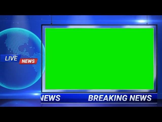 Breaking News Background Video Green Screen