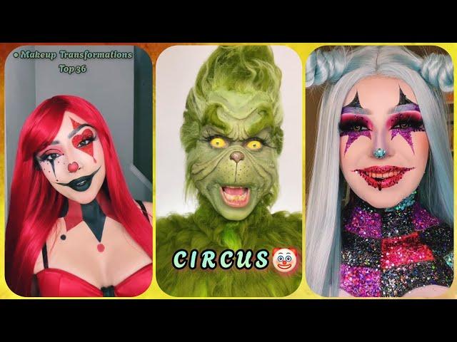 TikTok Makeup Trend - Circus  |  Pinned your comment | #makeup #transition