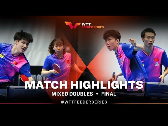 Huang/Zong vs Xu/Fan | XD Final | WTT Feeder Halmstad 2024