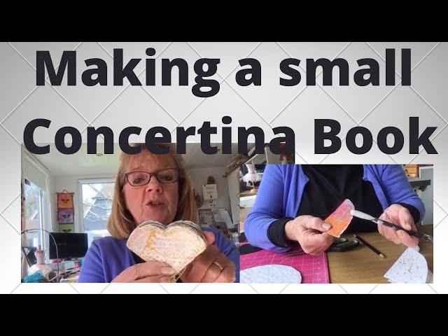 Making a small Concertina Book