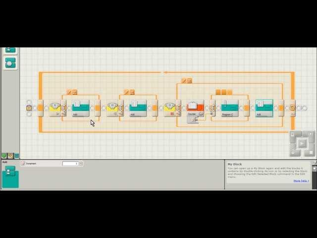 NXT Sequencer Program - Part 2 How To create the Sequencer Program in Mindstorms