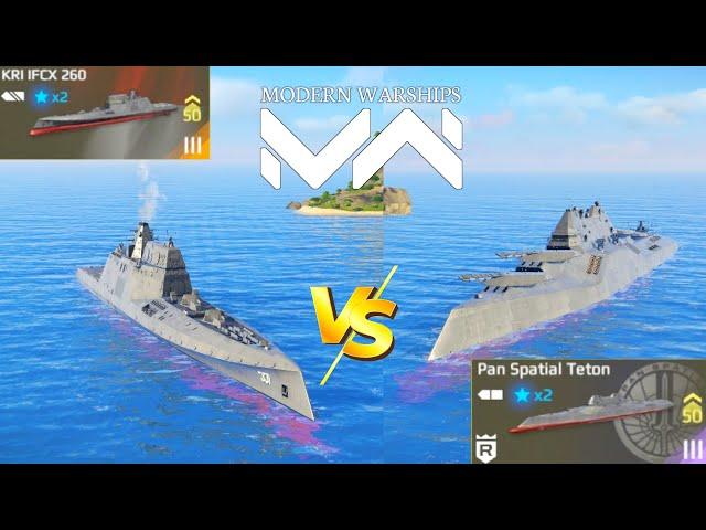 Modern Warships KRI IFCX 260 Vs Pan Spatial TETON