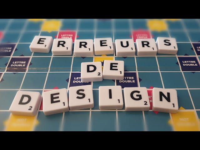 Les erreurs de design du Scrabble