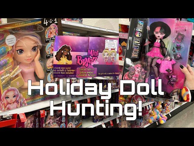 HOLIDAY DOLL HUNTING WITH MY GF! Monster High, Rainbow High and more! | Toy hunts with Lizzie (+Jay)