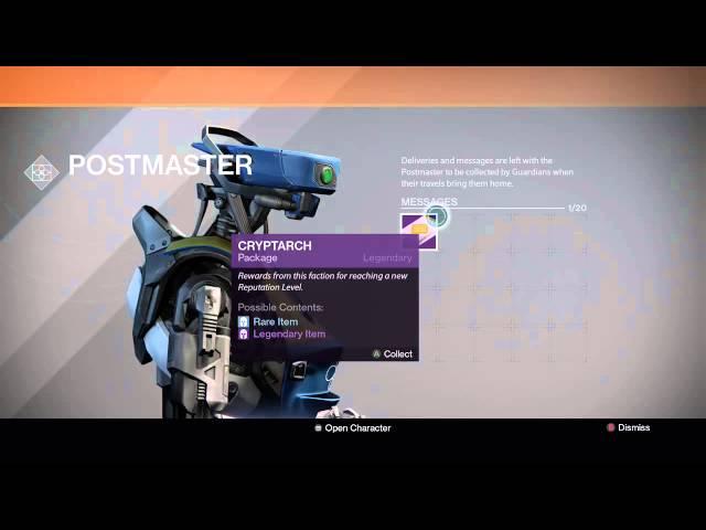 A Heavy Weapon from a Cryptarch package