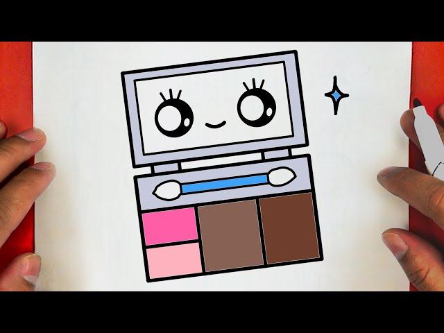 COMMENT DESSINER UN MAQUILLAGE MIGNON, ÉTAPE PAR ÉTAPE, JACK DESSINS