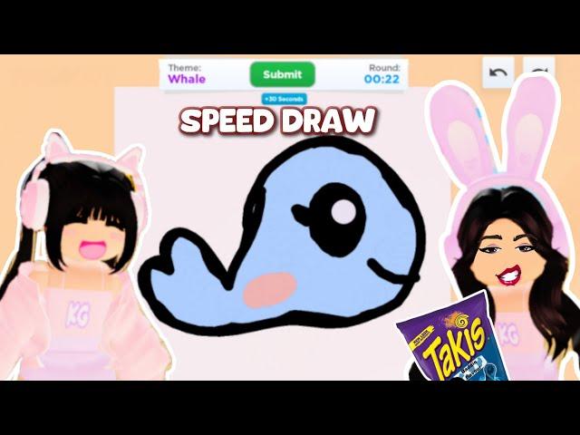 SPEED DRAW with Lea and Tori ! (Roblox)