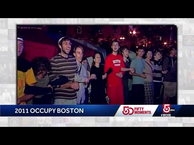 WCVB at 50: Occupy Boston movement takes over Rose Kennedy Greenway