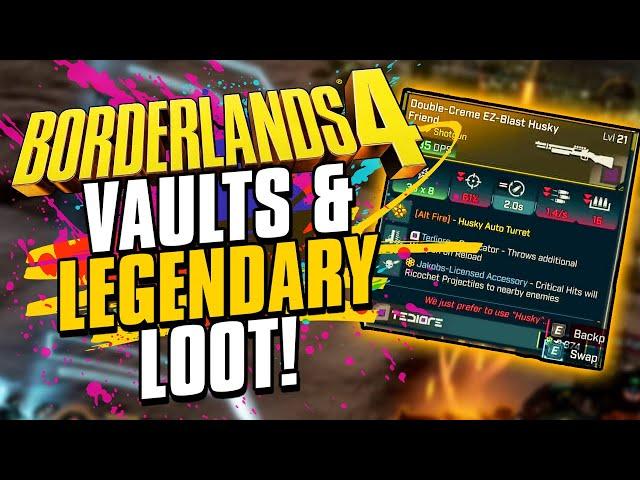 Borderlands 4 | First Look at VAULT MONSTERS & LEGENDARY LOOT
