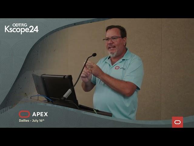 Oracle APEX Bootcamp at Kscope24 - Day 2!