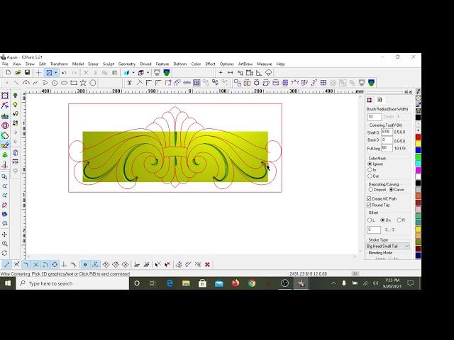 How To Carving 2.5D Design In Jd Paint Softoyar \Fluting In JdPaint \Fluting Carving In CNC Machine