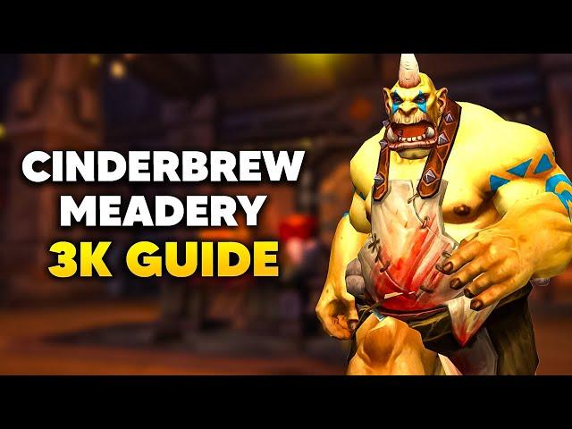 CINDERBREW MEADERY KEYSTONE LEGEND GUIDE | The War Within Season 2 M+ Dungeon Walkthrough