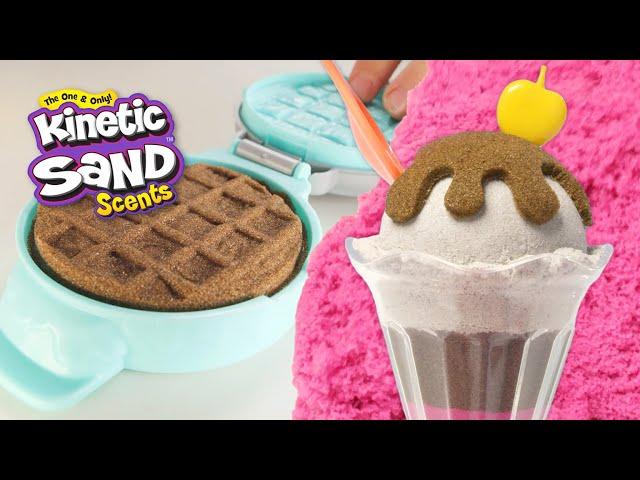 Kinetic Sand Ice Cream Treats - Unboxing and How To Play!