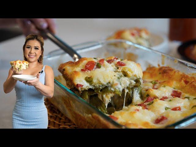 CHILE RELLENOS CASSEROLE Making Chile Rellenos Has NEVER Been This EASY and BEST PART, No FRYING!!!