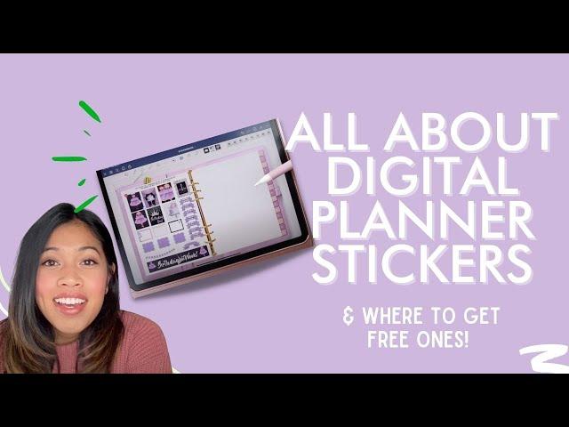 How to Use Digital Planning Stickers + How to Get Free Decorative Ones