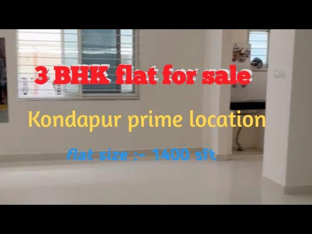 Flat for sale in kondapur || Resale flat for sale in kondapur || Flat for sale in Hyderabad || Flat