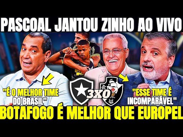 PASCOAL DEU AQUELA JANTADA EM ZINHO AO VIVO BOTAFOGO É MELHOR QUE EUROPEL! NOTICIAS DO BOTAFOGO HOJE