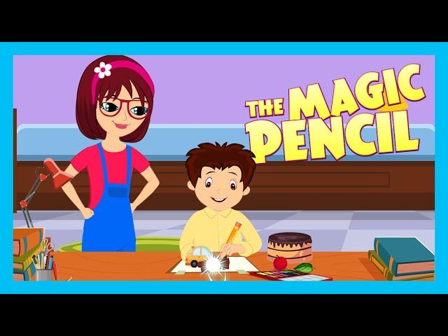 THE MAGIC PENCIL | Halloween Kids Stories For Kids | Tia & Tofu Stories | Kids Hut Scary Special