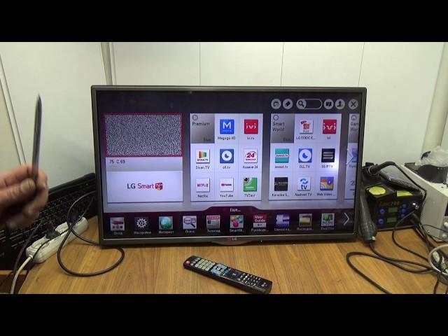 Телевизор LG 32LA621V Ремонт после ремонта