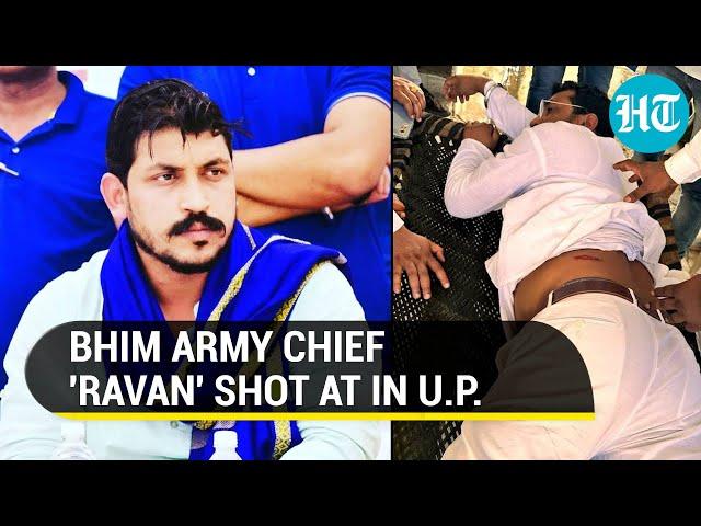 Bhim Army Chief Chandrashekhar Azad Shot By Car-Borne Assailants In UP's Saharanpur | Watch