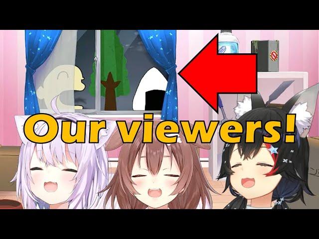 [ 19 Dec 2021 ] Mio, Korone & Okayu's Reaction To Their Own Viewers In Korone's Room [ Eng Subs ]