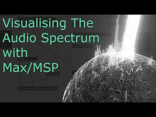 Visualising the Audio Spectrum in 3D - Max/MSP Tutorial