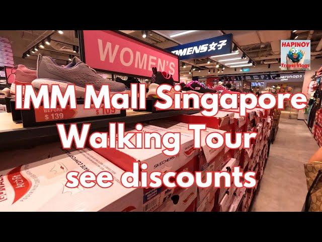 Walking tour IMM outlet Singapore Shop & Explore! ️