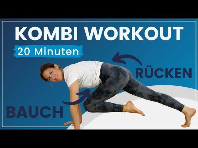 20 Minuten Bauch- und Rückentraining ️ Dein Kombi Workout