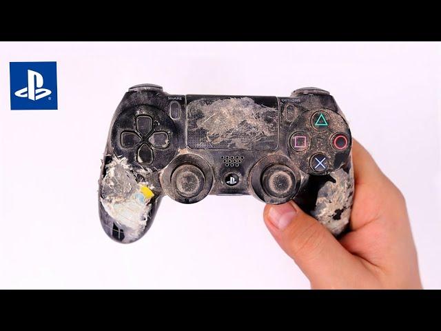 Restoration and repair of the Broken PS4 Controller DualShock 4 #asmr