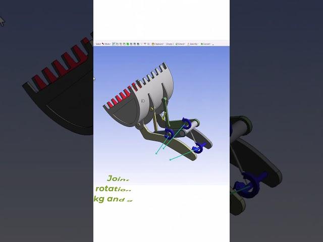 Excavator Digger Arm Transient Analysis Using Ansys #engineering #automobile #machine #fea #mechanic