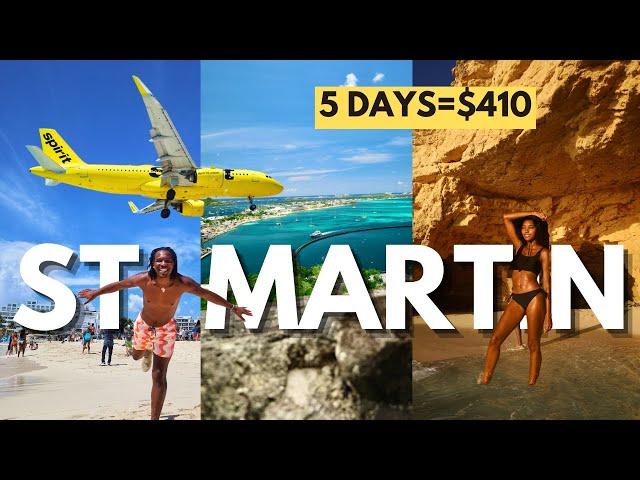 Sint Maarten & Saint Martin BUDGET Travel Vlog | NUDE Beach | AIRPLANE Beach |