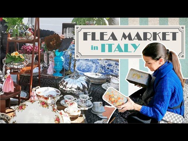 Come VINTAGE HUNTING with me! - FLEA MARKET in Italy