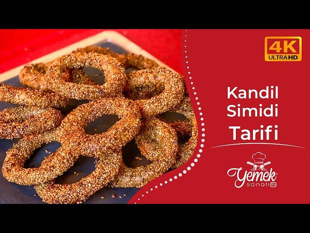 Kıyır Kıyır Ağızda Dağılan Kandil Simidi Tarifi //// Yemek Sanatı TV //// 4K