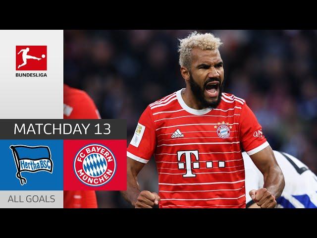 Choupo-Moting Brace & Neuer Record | Hertha Berlin - FC Bayern München 2-3 | All Goals | MD 13