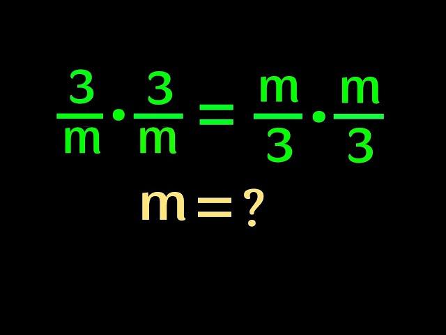 Solving a 'Stanford' University entrance exam | m=?