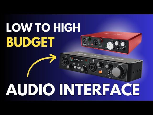 Best Audio interface from low to high budget #audiointerface #audiosetup