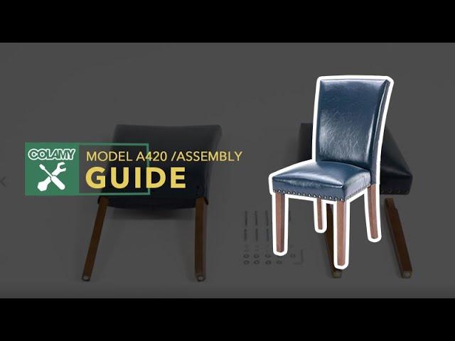 COLAMY Dining Chair A420 Assembly Guide 2023